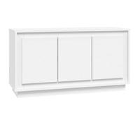 “Winter Sale""TOP Armoire/Cabinet à tiroirs Blanc - Buffet blanc 102x35x55cm - bois d'ingénierie PRO44501