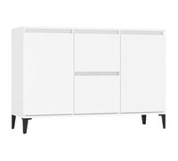 “Winter Sale""TOP Armoire/Cabinet à tiroirs Blanc - Buffet blanc 102x35x70cm - bois d'ingénierie PRO95045