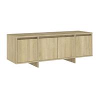 “Winter Sale""TOP Armoire TV classique Beige - Meuble TV chêne sonoma 120x30x40,5cm - bois d'ingénierie PRO20346