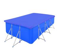 “Winter Sale""TOP Bâches de piscines/tapis de sol Bleu - vidXL Couverture de piscine PE Rectangulaire g/m² 394x207cm PRO58045