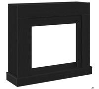 “Winter Sale""TOP capot de cheminée Chêne noir - Cadre de cheminée chêne noir 100x30x87 5cm - bois d'ingénierie PRO47091