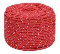 “Winter Sale""TOP Corde/câble de construction Rouge - Corde de bateau Rouge 10 mm 25 m Polypropylène PRO82241