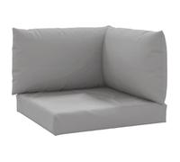 “Winter Sale""TOP Coussins de chaise Gris - Coussins de palette lot de 3 gris tissu oxford PRO62305