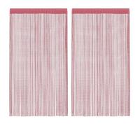 “Winter Sale""TOP Décoration de Chambre élégant Rose - Rideau en fils 2 pcs 140x250cm rose PRO14681