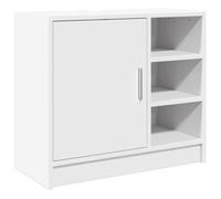 “Winter Sale""TOP Meuble de lavabo de salle de bain Blanc - Armoire de lavabo blanc 63x29x55cm - bois d'ingénierie PRO78129