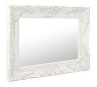 “Winter Sale""TOP miroir mural magnifique Blanc - Miroir mural style baroque 50x40cm Blanc PRO57272