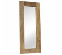 “Winter Sale""TOP miroir mural magnifique Brun - Miroir Bois massif de manguier 50x110cm PRO57428
