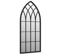 “Winter Sale""TOP miroir mural magnifique Noir - Miroir de jardin Noir 100x45cm Fer pour utilisation extérieure PRO39190