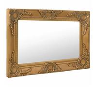 “Winter Sale""TOP miroir mural magnifique Ou - Miroir mural style baroque 60x40cm Doré PRO86605