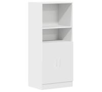 “Winter Sale""TOP Placard suisine Blanc - Armoire de cuisine blanc 57x41,5x131,5cm - bois d'ingénierie PRO64140