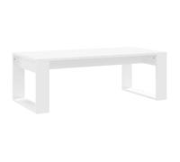 “Winter Sale""TOP Table à café Blanche - Table basse Blanche 102x50x35cm - bois d'ingénierie PRO82758