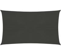 "Winter Sale "Voile d'ombrage 160 g/m² Anthracite 3x5 m HDPE - Parasols - clorisNeuf8400723