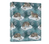 Winter Wolf Classeur à 3 anneaux 3,8 cm, flexible, bleu sarcelle, 1 pièce