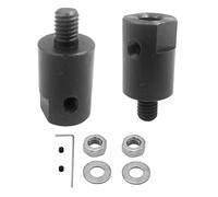 Winwill Lot de 2 raccords d'arbre de moteur, M6 6 mm pour axe de moteur, manchon de coupleur d'arbre de scie, adaptateur de mandrin de scie