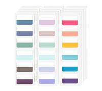 WINXMIN 180 Pièce Marque Page Adhesif, Notes Autocollantes,Onglets D'Index Colorés,Adhesives Notes Repositionnables, Onglets séparateur Guides d'index pour Bureau, Documents, Livres, Agenda(grand)