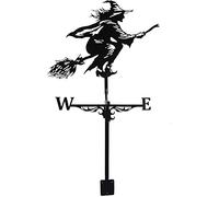 WIQUYBML Girouette de Toit en métal Style européen rétro avec Dragon, Ornement décoratif pour Jardin de sorcière, Protection Solaire et imperméable, Sorcière