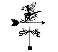 WIQUYBML Girouette décorative pour Jardin ou toiture, Support en métal, avec Motif Animal, Outil de Mesure, indicateur de Direction en Acier Inoxydable.