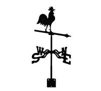 WIQUYBML Girouette en Acier Inoxydable pour Jardin, Outil de Mesure avec Fixation sur Toit, décoration métallique, indicateur de Direction pour Ferme extérieure