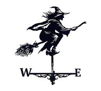 WIQUYBML Girouette indicateur de Direction du Vent, Statuette rétro sculptée ajourée, girouette en Acier Inoxydable pour Cour ou Jardin, girouette pour Toit de terrasse ou de Jardin