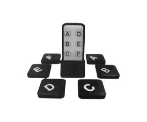 Wireless Key Finder, Remote Locator, Item Tracker with Receivers | 90dB Sound Alarm Locator with Transmitter & 6 Receivers for Keys, Purse, Phone, Pets, Travel & Daily Use