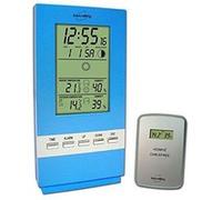 Station météo écran LCD complète bleue