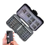 wiroouia Ensemble Tournevis à Cliquet,Kit Réparation Précision Multi-Avec Coffret - Kit De Clés Allen À Cliquet | pour Montre Lunettes Vélo Électronique Ordinateur Meuble Maison