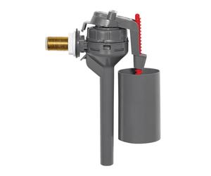 Wirquin 10723594 Chasse d'eau wc robinet flotteur à alimentation latérale Topy, gris
