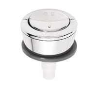 Wirquin 10724089 Bouton chasse d'eau wc double chasse pour mécanisme Wirquin MW2, chromé