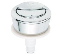 Wirquin 10724129 Bouton chasse d'eau wc double chasse pour mécanisme Wirquin MW, chromé
