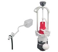 Wirquin 10724139 Mécanisme WC Double Chasse MVB Robinet Flotteur F12 Chromé