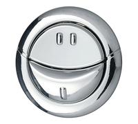 Wirquin 10724832 Bouton Double Poussoir MW2 Chromé | Compatible mécanismes double chasse MW2, Installation rapide