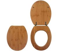Wirquin 20719732, siège de WC rond et souple, bambou, bambou, 2,6 kg