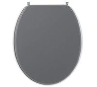Wirquin 20719739 Abattant WC Woody Bi Color Gris Anthracite et Gris Clair