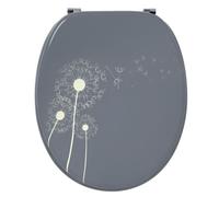 Wirquin 20720372, Rallongé, Siège de toilette dur, Beige, Gris, Bois, 375 mm, 431 mm