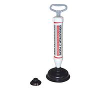 Wirquin 20720614 Déboucheur à Pompe Ø7 et 16 cm | Blanc et noir