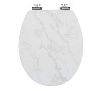 Wirquin 20723478 Abattant WC Diplomat Marbre Blanc