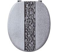 Couvercle de WC Wirquin gris pierre, bois, MDF
