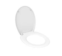 Wirquin 20724944 Abattant WC Fuji Plastic Blanc | Thermodur, charnières plastiques, forme U universelle
