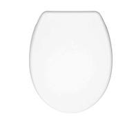Wirquin 20724945 Abattant WC Fuji SS Blanc | Thermodur, charnières inox, forme U universelle