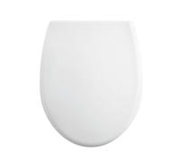 Wirquin 20724947 Abattant WC Casablanca Blanc | Thermodur, frein de chute, déclipsable, fixation par le dessus, charnières inox, forme U universelle