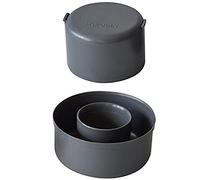 Wirquin 30719156 Godet et cloche en ABS pour bonde de douche Wirquin extra-plate, chromé, Gris