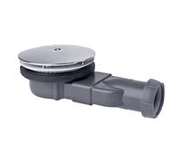 Bonde de douche extra-plate - sortie horizontale - Slim + - 30723392 WIRQUIN PRO