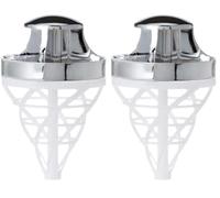 Wirquin 30721551 Filtre à cheveux et grille pour bonde de douche James, gris (Lot de 2)