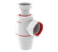 Siphon d'évier WIRQUIN NEO Ø40mm - Antivide intégré et zéro fuite