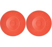 Wirquin 30722335 Bouchon et Filtre Universel Uppy adapté aux évacuations évier, lavabo, Baignoire, Rouge (Lot de 2)