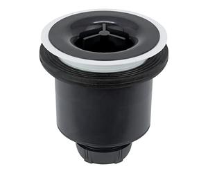 Wirquin 30722461 Bonde de douche Tourbillon verticale grise pour receveur de douche design ou à carreler