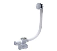 Wirquin 30723172 Vidage Baignoire ABS Siphon Orientable Clapet Rentrant | Vidage complet baignoire, 700 mm, clapet laiton, fabriqué en France, chromé