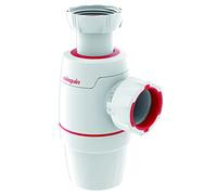 Wirquin 30723194 Siphon lavabo Néo blanc Ø32 réglable, compact, zéro fuite