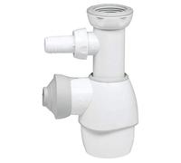Wirquin 30723208 Siphon tout en un universel lavabo évier, blanc