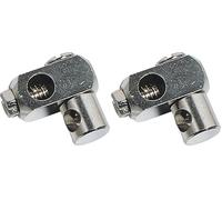 Wirquin 30723219 Chape de liaison en laiton pour lavabos et bidets, chromé (Lot de 2)